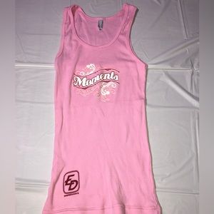 Vtg Emerson Drive Moments Women’s Pink Camisole Tank Top Size Medium